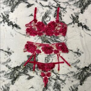 Adour Rose Lingerie Set